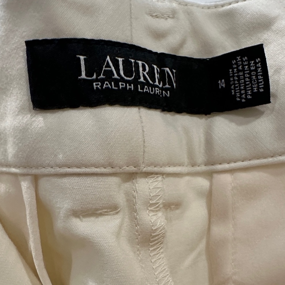 Lauren Ralph Lauren Ivory Trousers